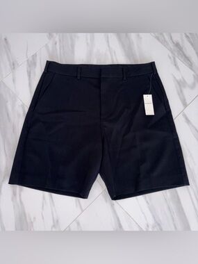 Abercrombie & Fitch Black Flat-Front Men's Shorts Size 34